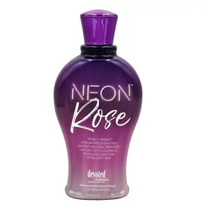 Neon Rose Tanning Lotion by Devoted Creations, 12.25 fl oz Body Care Moisturizing