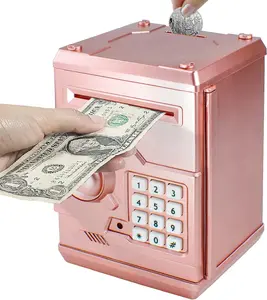 Electronic Piggy Bank with Password Code ATM Money Bank | Kids Coin Savings Box Safe for Boys & Girls Automatic Cash Deposit Security Vault Toy Bank