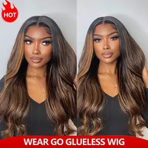 Recool Highlight Body Wave/Straight Glueless Wigs 6×5 Lace Wig Beginners Friendly Ready to Go Wig 100% Real Human Hair#TikTokShopBlackFriday