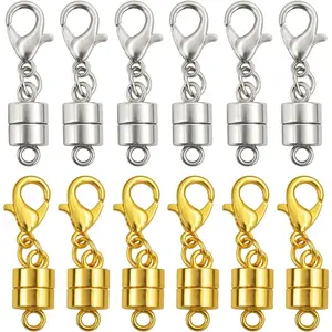 12 Pack  Necklace Clasps, and  Necklace Extender Bracelet Clasps, Clasp for Necklace Bracelet & DIY Making