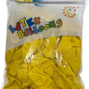 Paquete de 100 Globos Amarillos de 12 Pulgadas