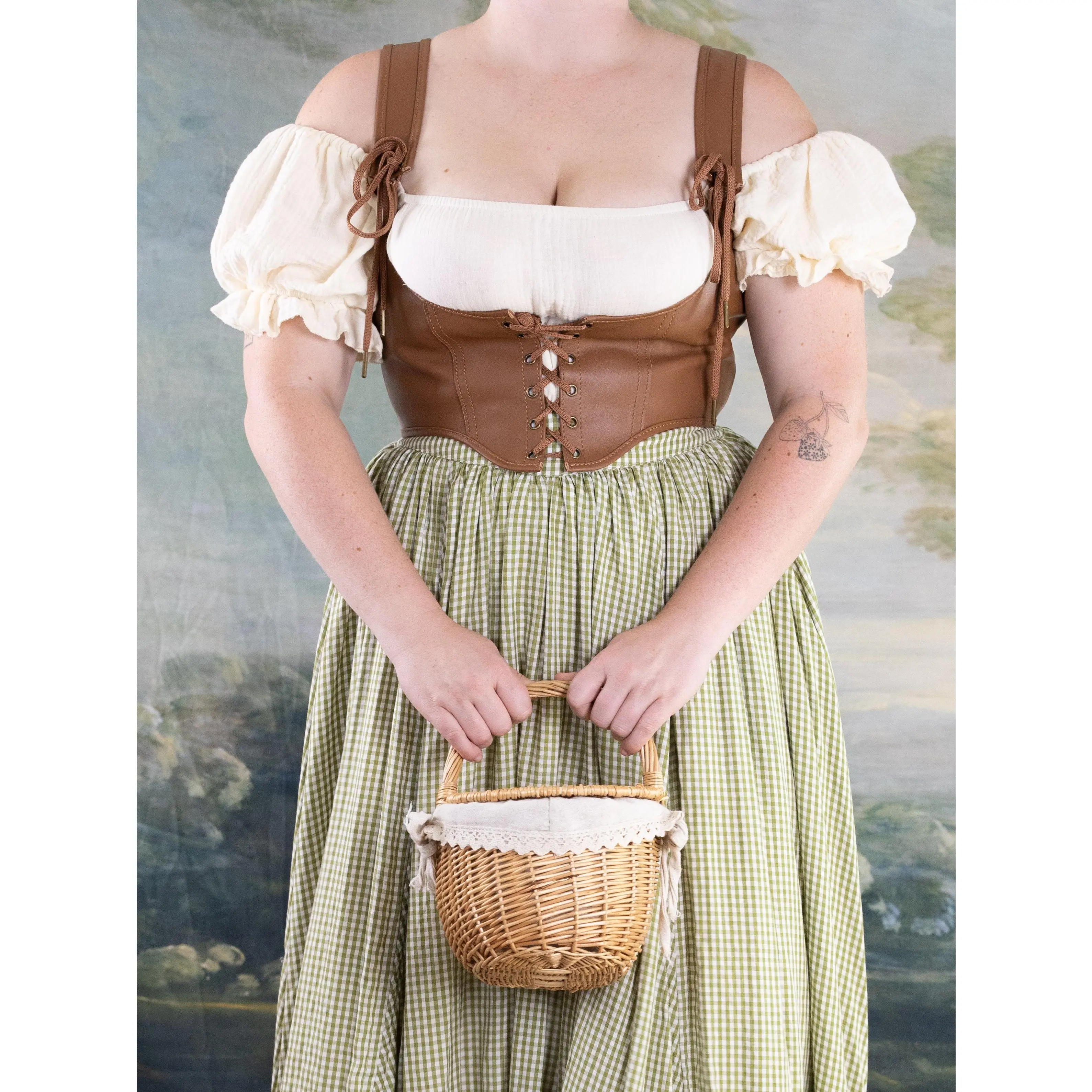 Leather Underbust Corset Belt Leather Underbust Corset Belt