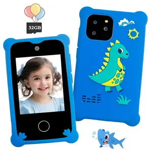 Smartphone Toy with 2.8 Inch HD Display, Dinosaur Design, 1080P Camera, 32GB Storage, Educational Games & Music Player, Learning Tool