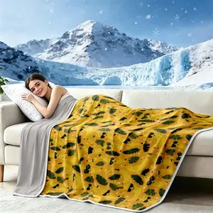 Double-layer cooling blanket: ultra-soft, cool, skin-friendly, breathable, comfortable, and lightweight. This summer air-conditioning blanket uses natural cooling technology and is versatile for use in bedrooms, on sofas