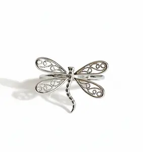 Sterling Silver 925 Dragonfly Ring
