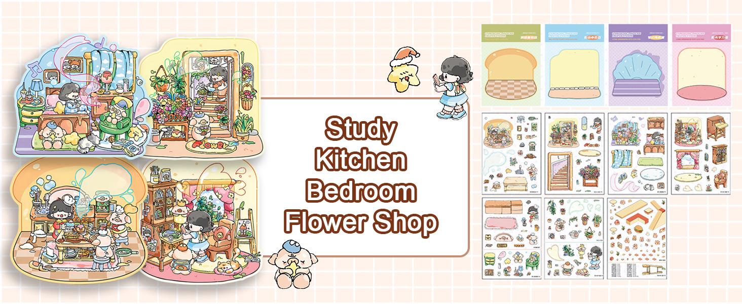 20 Sets DIY 3D Sticker Scene Collection Book for Kids Adults Cute Make Your Own Shop House Stickers for Gifts Stickers Therapy for Adult Relief Stress Pass The Time Play Park Hamburg Castle Library 20 Sets DIY 3D Sticker Scene Collection Book for Kids Adults Cute Make Your Own Shop House Stickers for Gifts Stickers Therapy for Adult Relief Stress Pass The Time Play Park Hamburg Castle Library