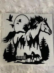 Horse Vinyl Car Decal