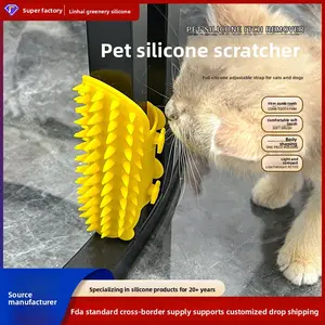 Pet Cat Scratcher, Self-Entertainment Toy, Corner Scratching Device, Face Massage Scratcher, Cat Scratching Board