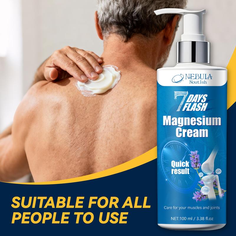 100ML Seven-Day Magnesium Body Lotion, Core Magnesium with Multi-Moisture Plant Extracts, Deep Hydration Lock Moisture, Lightweight Non-Sticky
