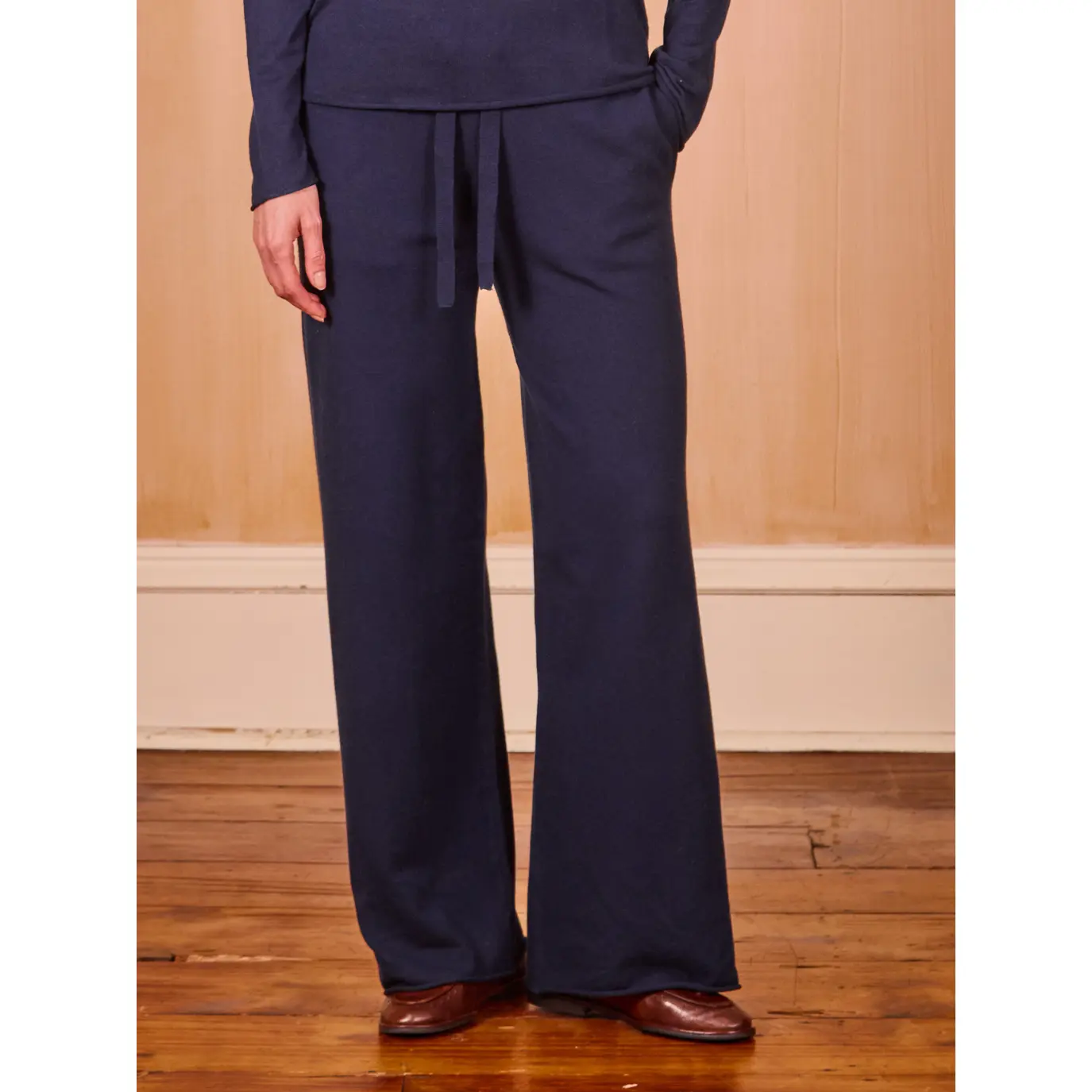 Sans Stitching Silk Cashmere Pant