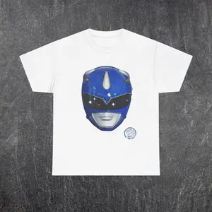 Blue Power Ranger MMPR Tee Casual Classic, Gift For Him And Her, Gift For Fan,Unisex Streetwear,Trending Graphic Tee
