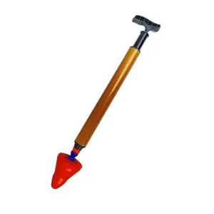 2025 Upgrade Reliable Air Plunger Unclogs: High Pressure Stainless Steel Rubber Lightweight Manual Inflation Universal Tool for Households in Toilet Bathroom Floor Drain Sink Kitchen Plumbing