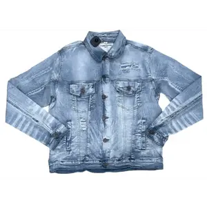 Fwrd tear distressed denim jacket