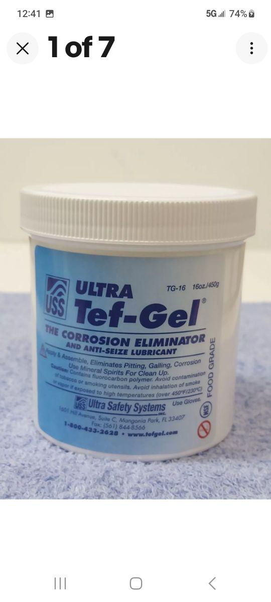 TG-16 Ultra Tef-Gel   Corrosion Eliminator And Anti-Seize Lubrican 16oz Tub