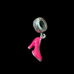 Barbie Charm - Pink High Heel Shoe Pendant for Bracelets and Necklaces