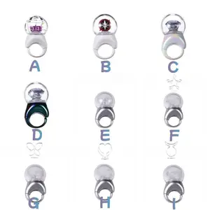 Kpop Idol Mini Light Ring Luminous Lightstick Rings Fan Party Decoration