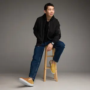 Shoes: Men's Anime Zenitsu-Inspired Anime Slip On Canvas Shoes Casual Footwear