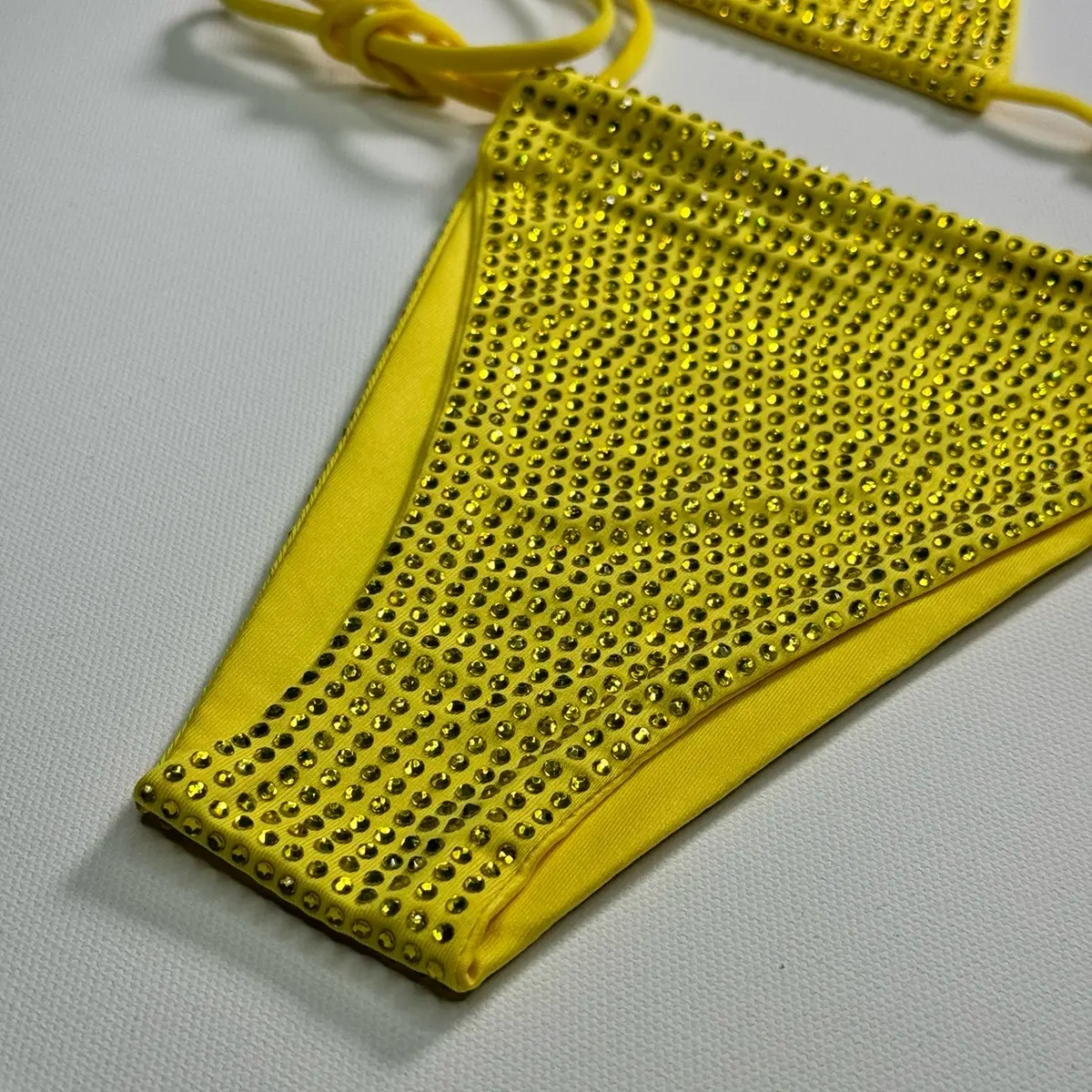 ‘Sadie’ -  Yellow Sparkley  2 piece bikini set