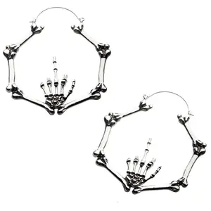 20G Frick Off  Skeleton Plug Hoops