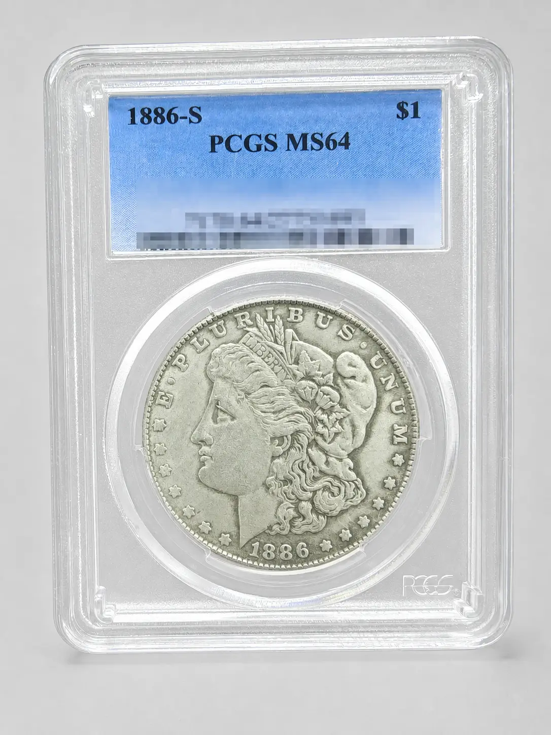 1886-S PCGS Graded San Francisco Morgan Silver Dollar - Historic Vintage Collectible Treasure for Dedicated Coin Enthusiasts, Morgan Head