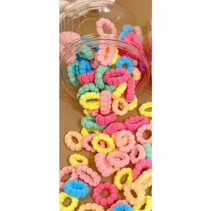 Women Girls Colorful Nylon Elastic Hair Bands