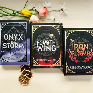 Premium Custom-Bound Empyrean Series Set – Handbound Limited Edition (Fourth Wing, Iron Flame, Onyx Storm)