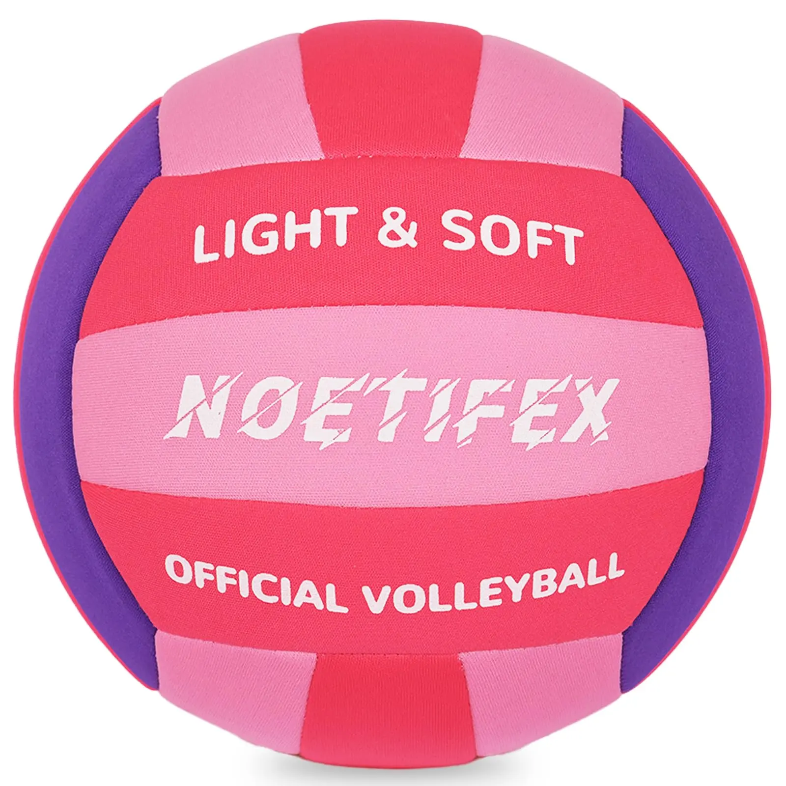 Soft Volleyball, Ultra Soft Fabric Safe Quiet Ball for Kids Youth Beginners, Ideal for Indoor Practice and Home Yard Training Games