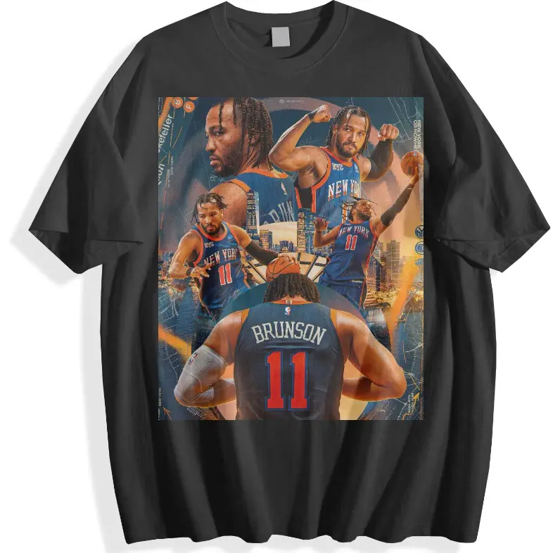 Men's 2026 Knicks Finals Vintage Short-Sleeve T-Shirt, Menswear Sports Top Apparel