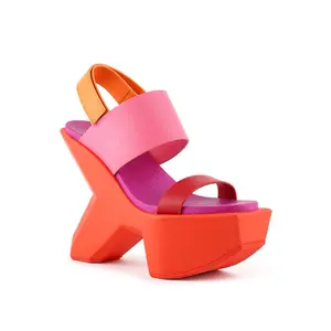 United Nude Boulder Sandal - Colorful Platform Heel with Strappy Design for Stylish Comfort