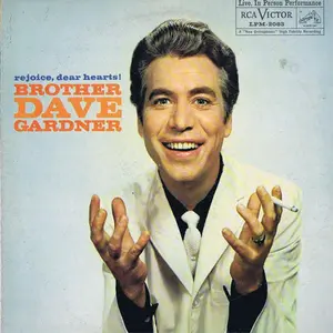 Brother Dave Gardner - Rejoice, Dear Hearts! (1960, RCA Victor) VG+/VG+