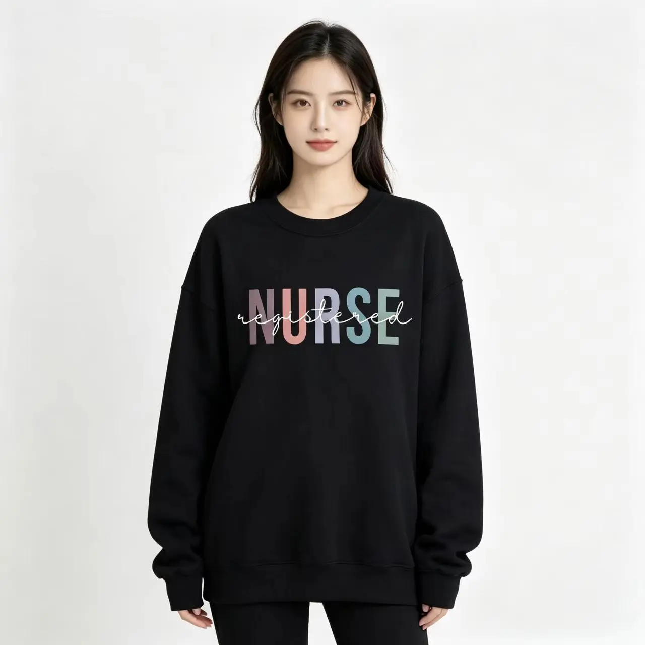 Registered Nurse Sweatshirt, Nurse RN Sweater, Nurse Gift, Nurse Crewneck Sweatshirt, Nursing Sweatshirt, Nurse Life, Nurse Grad Gift Hoodie Women