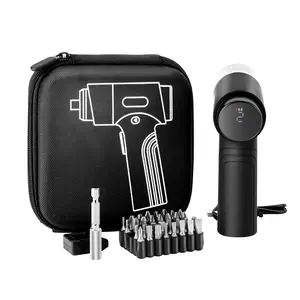 VEVOR Electric Screwdriver, 7 Torque Settings 0.5-5 N.m, 2500mAh Battery, Cordless Screwdriver Set with 32 PCS 1/4 in Bits, Digital Display, LED Light, Type-C Charging, for Furniture Electrical Repair