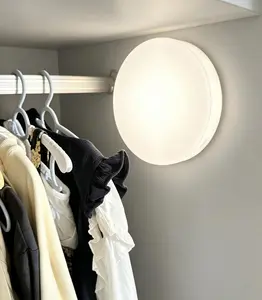 Rechargeable Motion Sensor Portable Light, Wireless Magnetic LED Night Light, 3 Color Dimmable for Closet, Stairs, Hallway