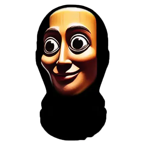 3D Cartoon Head Mask with Soft Fabric Hood - Funny Party Mask Accessories, Whimsical Gifts for Teens, Ideal for Halloween Pranks, Cosplay