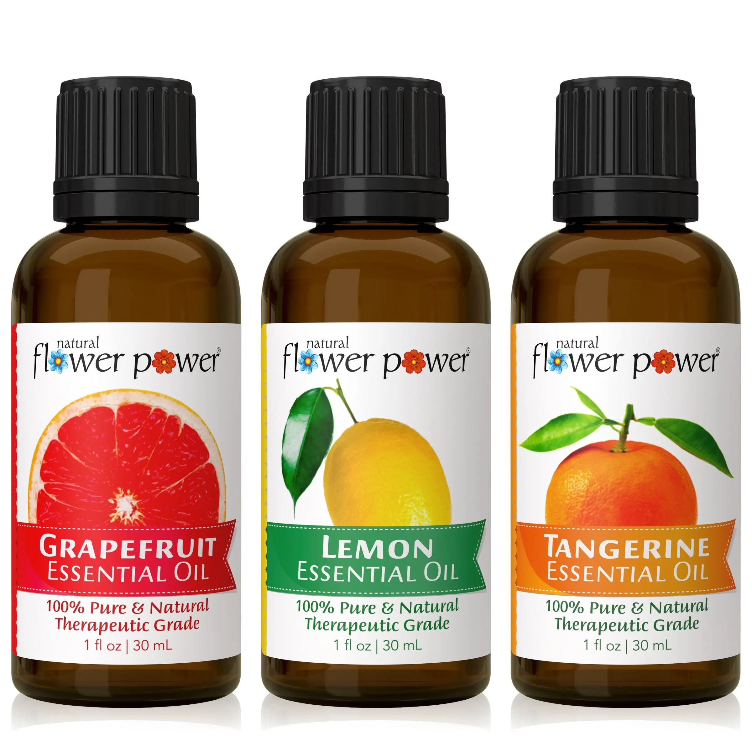 Variety Pack Essential Oils (Grapefruit, Lemon, Tangerine)