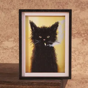 1PC Funny Cat Refrigerator Magnet, Home Decor Accessory, Perfect Holiday Gift Idea, Fun Kitchen Decoration, Unique Present Option