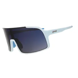 Kidnapped by a Cyborg - goodr Light Blue Astro G Shield Polarized Sunglasses
