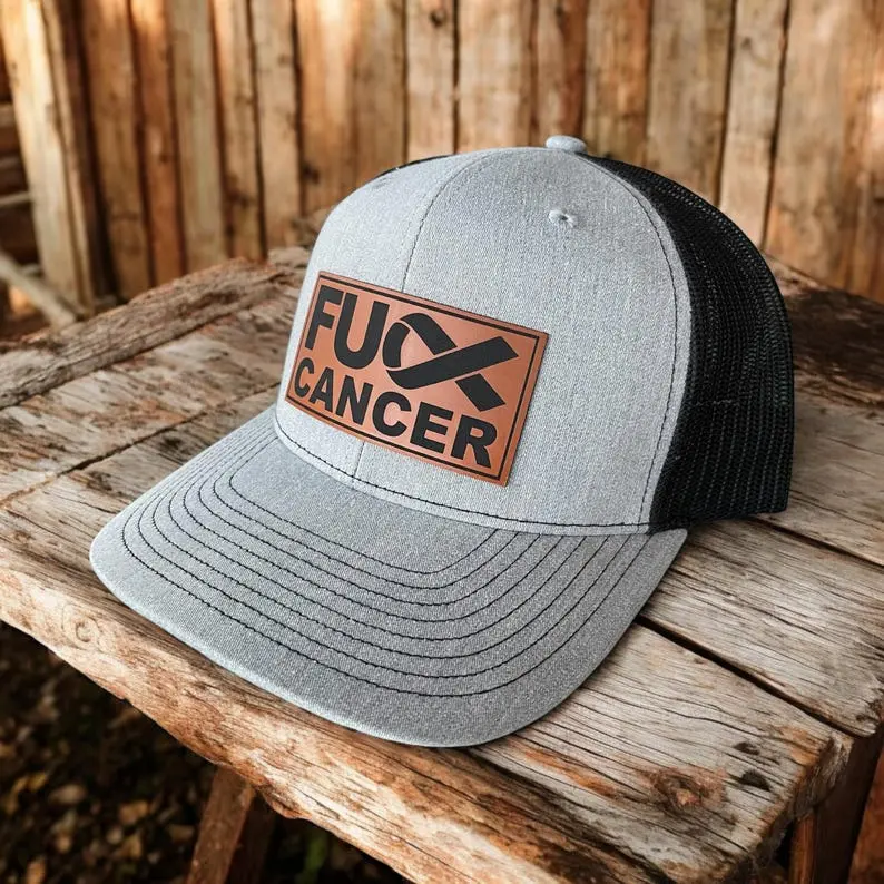 F4ck Cancer, Breast Cancer Survivor Gift, Gift for Cancer Patient, Cancer Gifts for Men, Trucker Hat