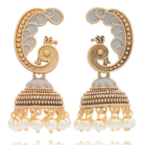 Aliya Earrings - Grey