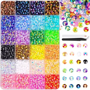 10000PCS DIY Diamond Bedazzling Kit with 3mm Mixed Resin Rhinestones, bling rhinestone decoration, Perfect for DIY Crafts, Clothing, Nail Art Supplies