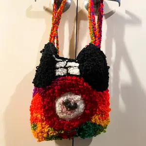 “The Vision” - Punch Needle Backpack Purse : Mini Thermal
