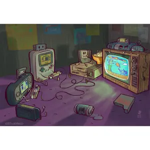 Gamers Gonna Game — Retro Gaming Poster