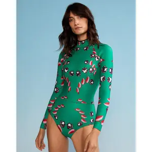 Vine Floral High Cut Wetsuit