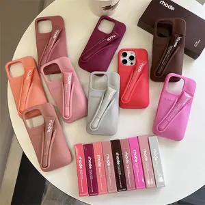 Rhode Premium Mobile Phone Case- All in one - With Lip Gloss Holder for iPhone 17/16/15/14/13/12 Pro/Pro Max/Plus