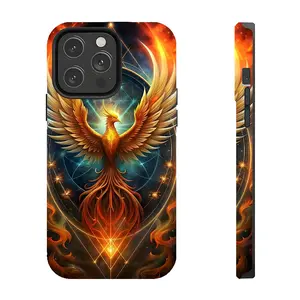 Phoenix Phone Case is an exquisite phone case designed for business professionals. Two-In-One Drop-Resistant Mobile Phone Case Protection, Shockproof For IPhone 17-12, Pro Max, Pro Plus, and Samsung S25 24 23 Safety Case