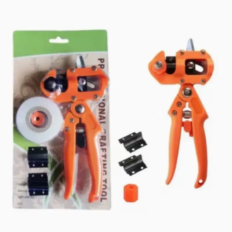 2-in-1 Gardening Grafting Tool and Pruning Shears Set, Professional Grafting Scissors, Grafting Tools, Pruning Shears Set, V-Grafting, Omega Grafting, and U-Grafting, Plant Branch and Fruit Tree Pruning Tool Set - Includes a Roll of Tape