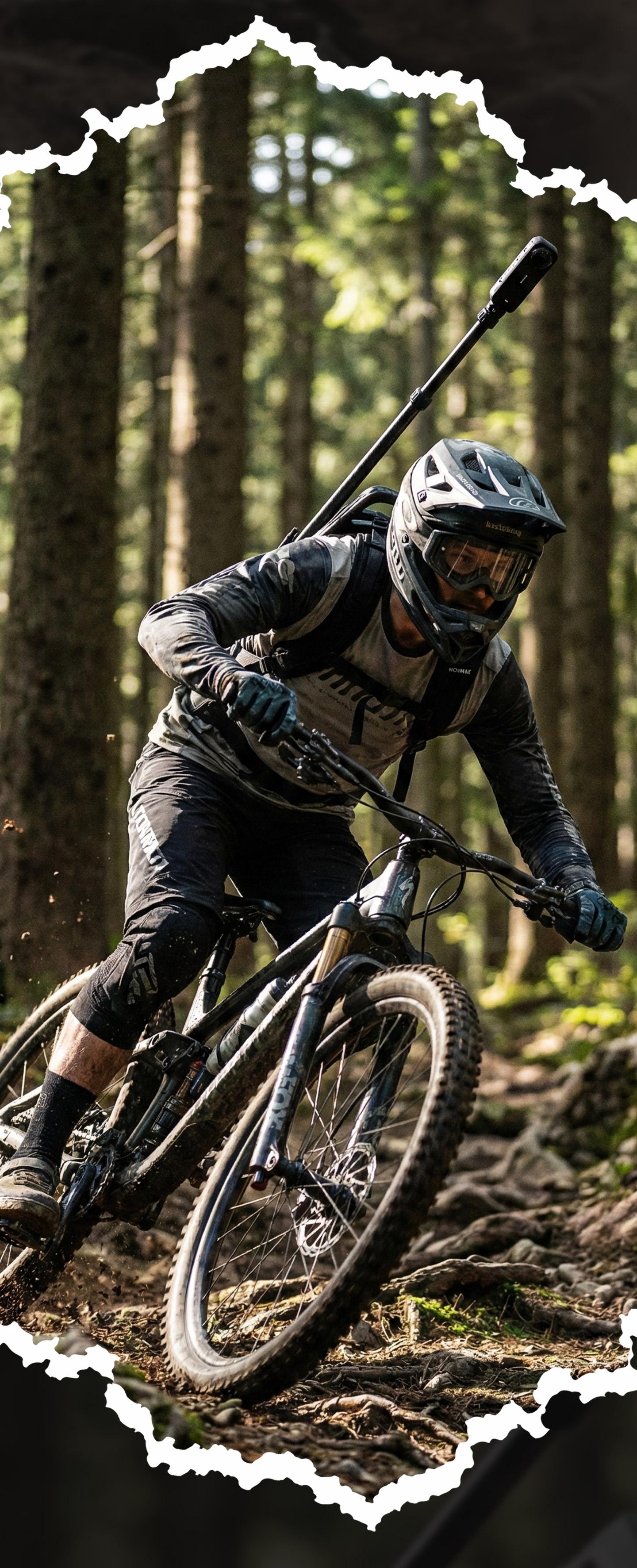 Movmax Backpack Mount with Telescopic Rod Kit for Insta 360 X5/DJI Osmo 360 Camera