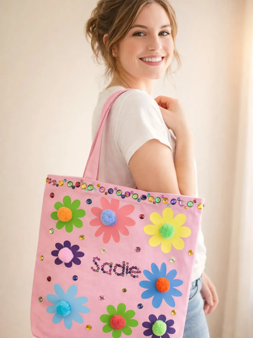 Custom Name Tote Bag Custom Name Tote Bag