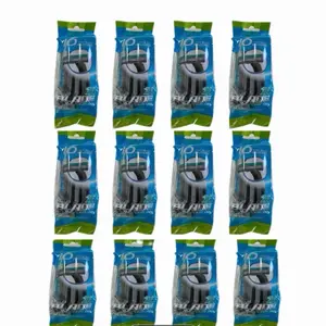 120 Pcs Disposable Razors Bulk Twin Blade Stainless Steel Safety Cap Wrapped for Smooth Shaving Experience