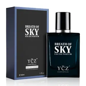 【New Arrival】YCZ Breath of Sky Eau de Parfum Unisex 50ml Fresh Airy Scent Premium Aromatic Woody Fragrance with Orange Blossom Rose Vanilla Amber Musk for Him & Her Elegant Arabian Perfume Luxurious Gift